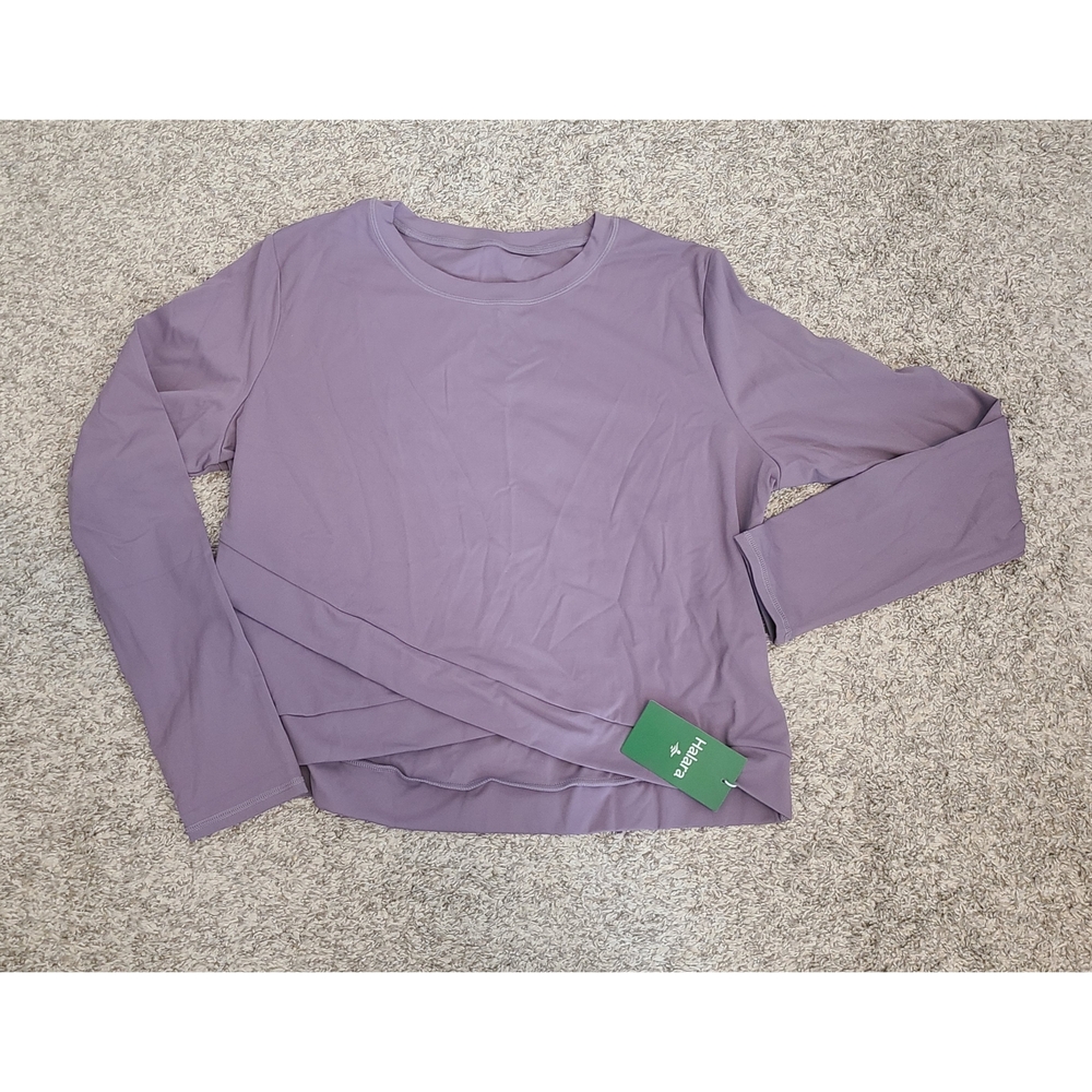 Halara Crossover Hem Yoga Top